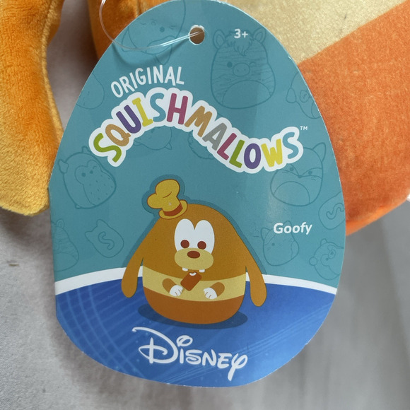 Goofy Orange Monochromatic Disney Squishmallows Eating Creamsicle 6.5 in RARE - Picture 9 of 12